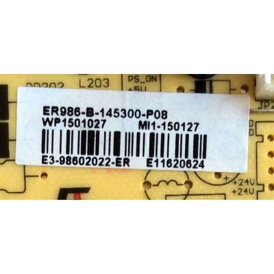 FUENTE DE PODER / RCA RE46ZN1301 / CQC11001057548 / ER986 B / KB-5150 / ER986-B-145300-P08 / PANEL LSC460HN03-12V / MODELOS LED46C45RQ / LED50B45RQ - Imagen 3
